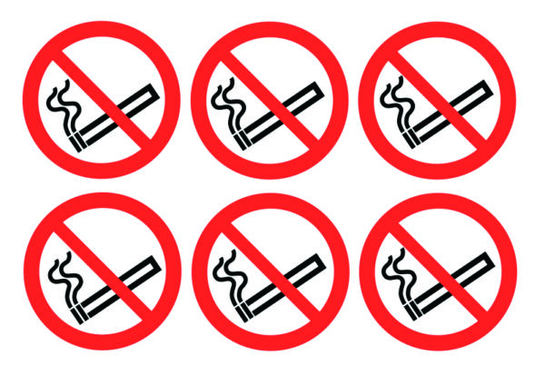 DJR178 - No Smoking Symbols - Pk of 30 Labels