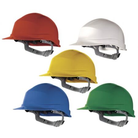 Delta Zircon Helmet Non vented  Electrically insulated safety helmet with adjustable strap