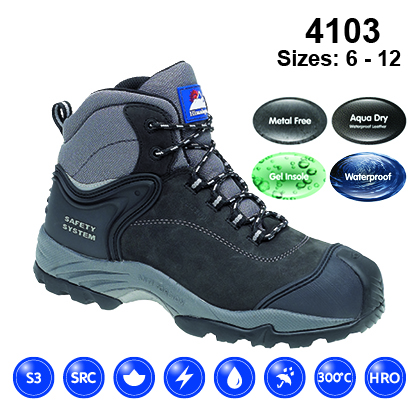 HIMALAYAN Black Nubuck Safety Boot - Absolute PPE Industrial