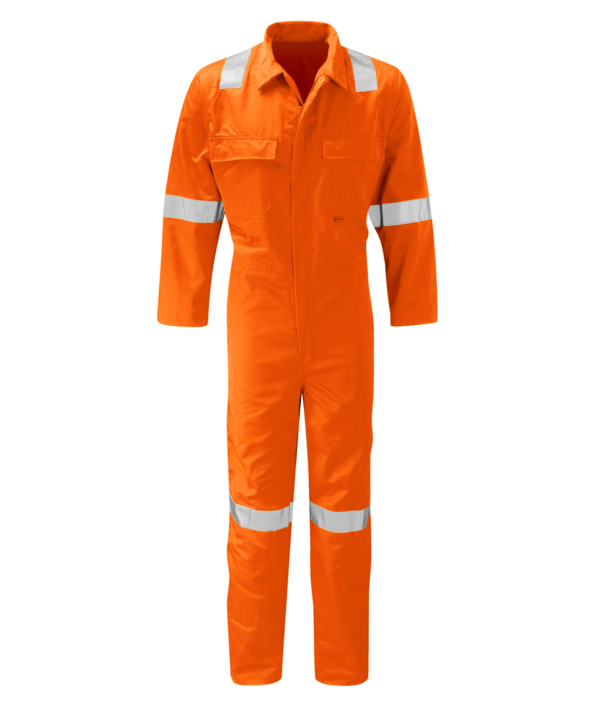FUEGO: PYROVATEX Hydra-Flame COVERALL, EN ISO 11612: 2008 (A1, B1, C1, F1) Anti-Static. Navy, Orange or Royal