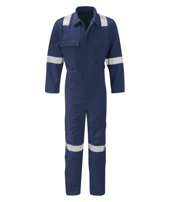 FUEGO: PYROVATEX Hydra-Flame COVERALL, EN ISO 11612: 2008 (A1, B1, C1, F1) Anti-Static. Navy, Orange or Royal - Image 3