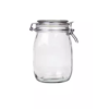 Clear Glass Clip Lid Canister - Image 2