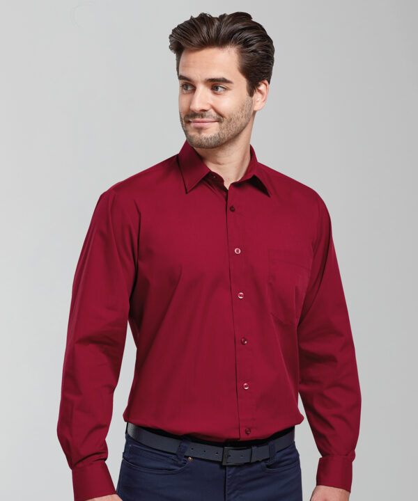 PR200 Long sleeve poplin shirt