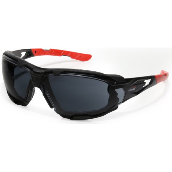 SETO™ F+ ELITE - SM- SMOKE LENS Elite Premium Safety Spec with Foam & Strap as standard. KN Rated Anti-Fog, Anti-Scratch - Image 2