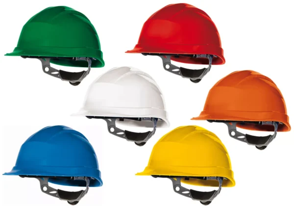 QUARTZ UP III Non vented Safety helmet short peak, wheel ratchet