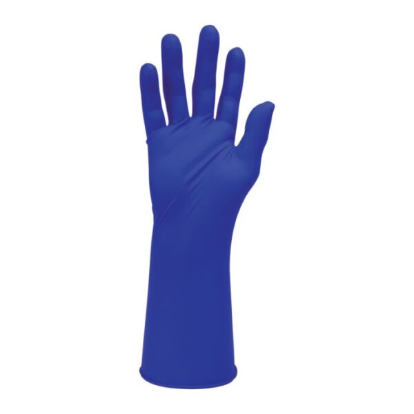 GN830 NHS Listed Longer Cuff Indigo Accelerator Free Nitrile Powder Free Gloves 100 - Image 2