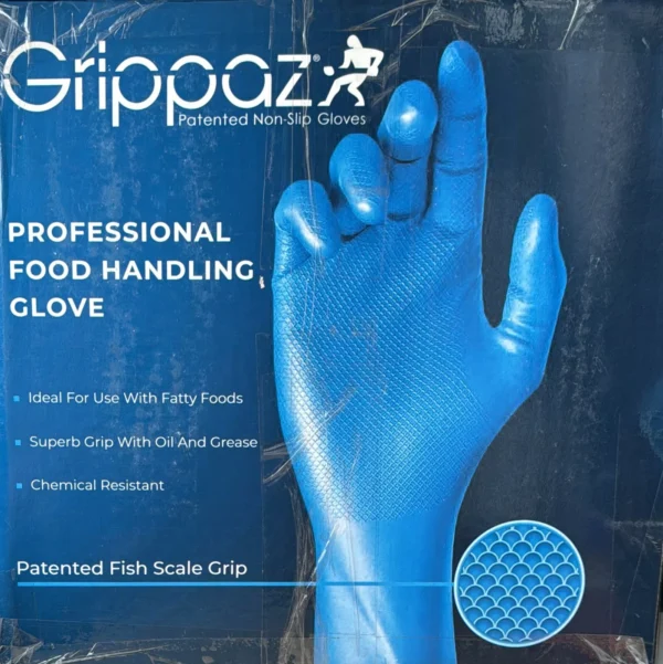 GRIPPAZ 306/BL – 30CM HEAVYWEIGHT 6MIL FISHSCALE – BLUE Box 50