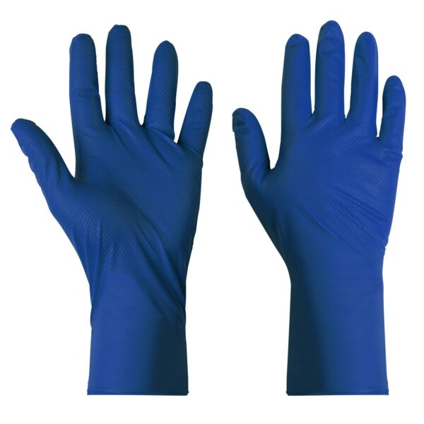 SDS-05411 Diamond grip Extended Cuff Nitrile gloves Box of 50