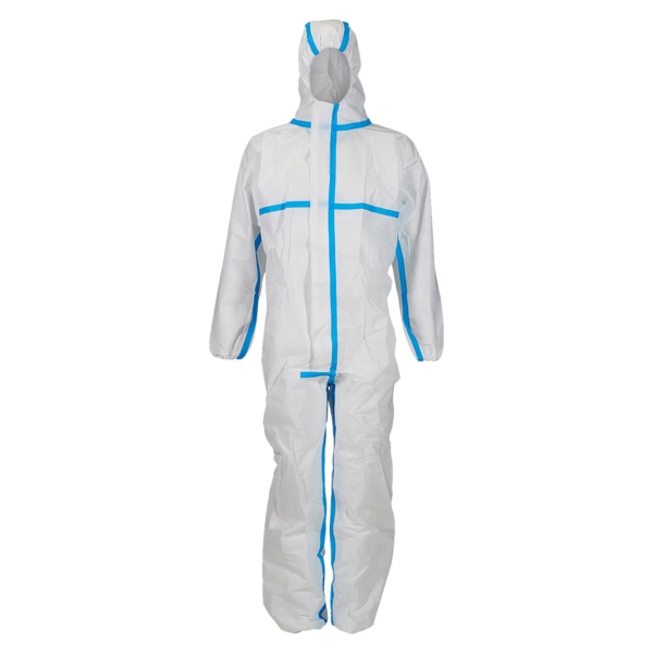 SDS-60101-7 Supertex® AS Type 5/6 Coverall SMS with antistatic finish (55gsm)