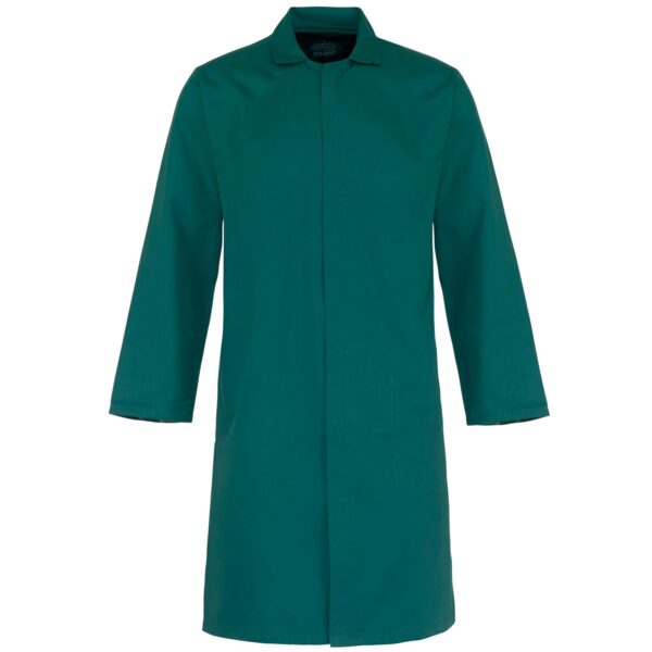 571G1 Supertouch Polycotton Food Coat Green