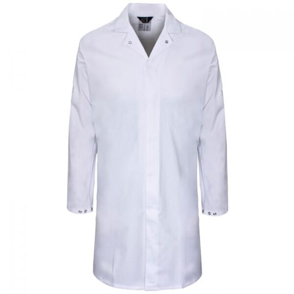 571W1 Supertouch Polycotton Food Coat White