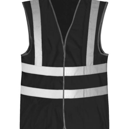 AVISO Black HVW03N ENHANCED CONSPICUITY WAISTCOAT