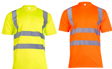 UC810 Hi Vis Short Wicking T Shirt Choose Orange or Yellow