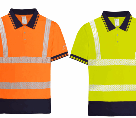 CRUISER: Chevron Tape Polo, orange or yellow
