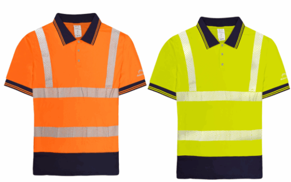 CRUISER: Chevron Tape Polo, orange or yellow