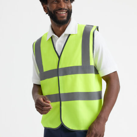 Uneek Yellow Hi Vis Safety 120 g Waistcoat EN471 Specification: Class 2c - UC801