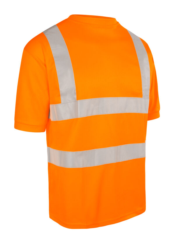 Beeswift Crew Neck Hi-vis Short Sleeve T-shirt Orange
