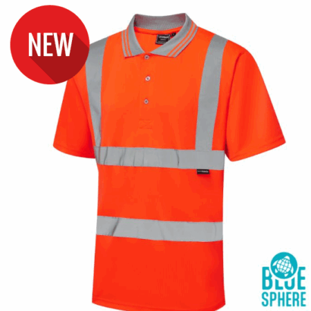 Eco Hi Vis Orange Polo Shirt