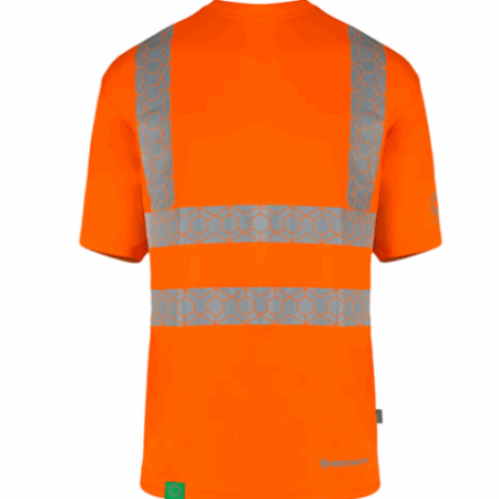 Beeswift Crew Neck Hi-vis Short Sleeve T-shirt Orange