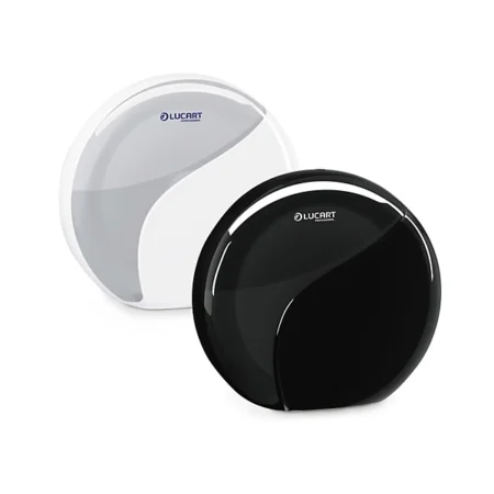 Identity Mini Jumbo toilet paper dispenser - Black finish priced each