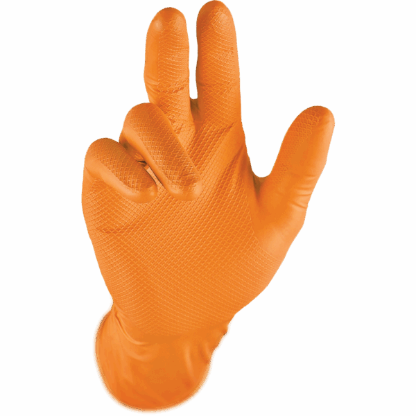 Grippaz® 246/OR – Heavy Duty Orange Fishscale 6mil, Box of 50