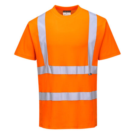 Portwest Hi-Vis Cotton Comfort T-Shirt S/S Orange S170