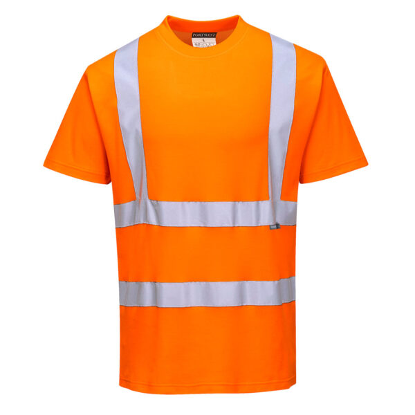 Portwest Hi-Vis Cotton Comfort T-Shirt S/S Orange S170