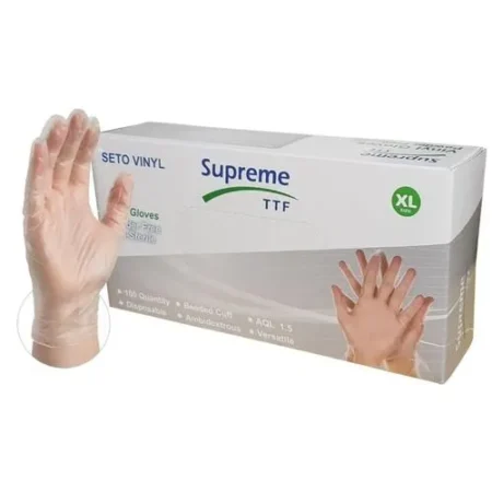 CLEAR VINYL POWDER FREE GLOVE
