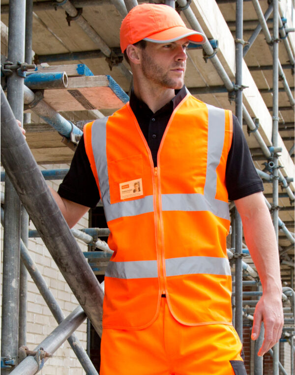 Zip ID Safety Tabard Code: R202X Orange
