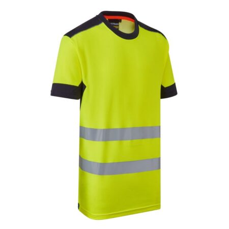 System Hi-Vis Eco CottonCool Yellow T-Shirt
