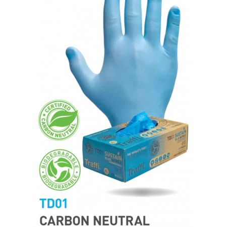 TD01 CARBON NEUTRAL BIODEGRADABLE NITRILE GLOVE